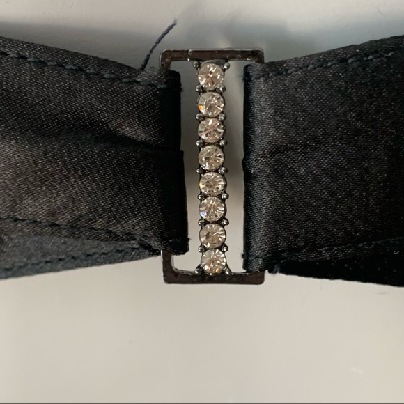 LA FEMME Black Strapless Formal Long Maxi Dress Black Tie Size 0 - Picture 9 of 15